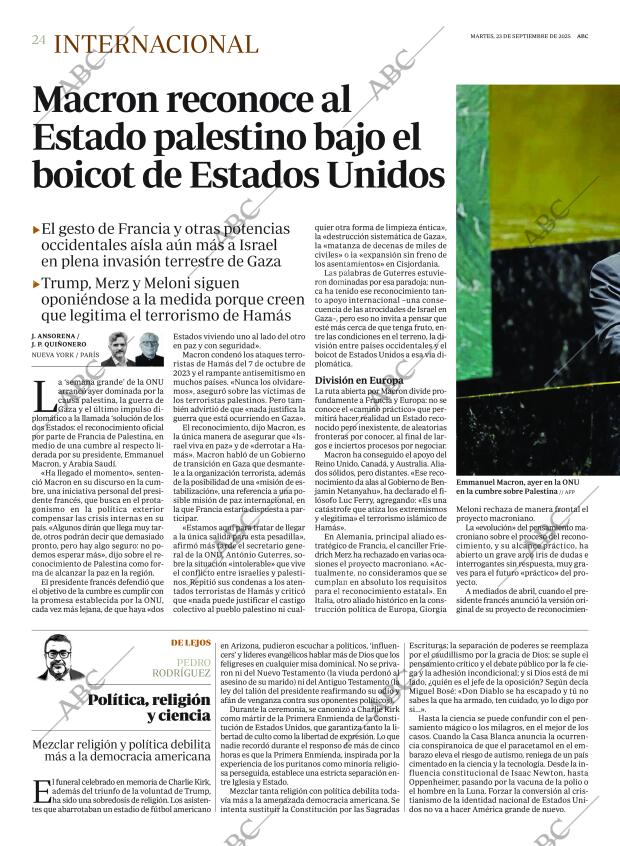 ABC MADRID 23-09-2025 página 24