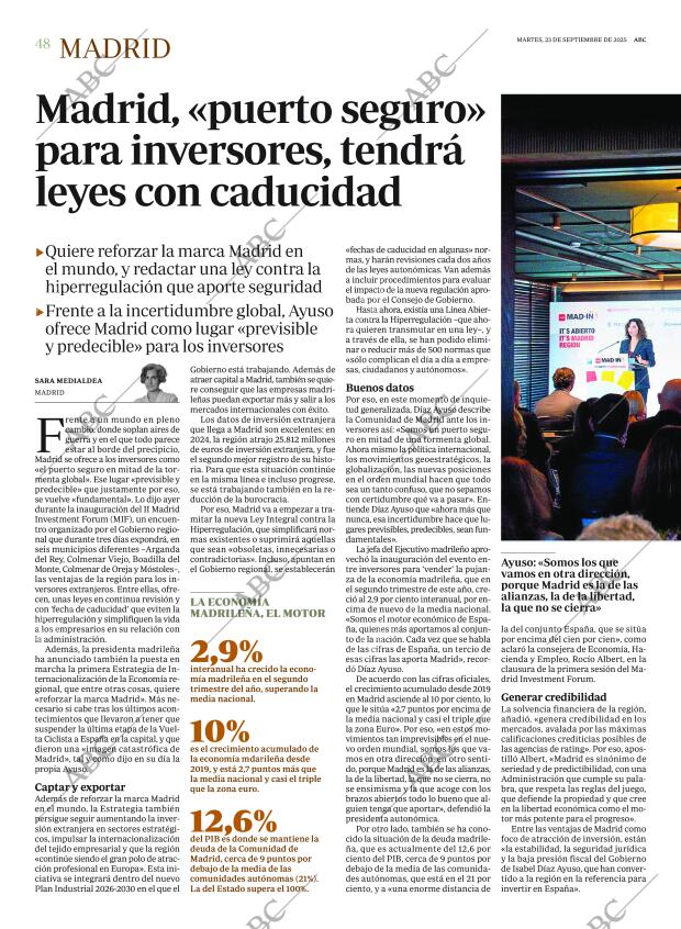 ABC MADRID 23-09-2025 página 48