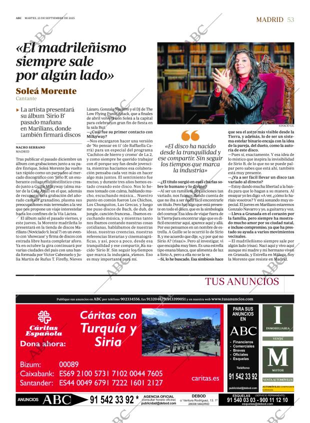 ABC MADRID 23-09-2025 página 53