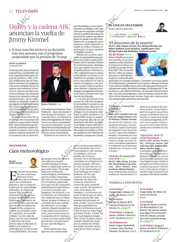 ABC MADRID 23-09-2025 página 62