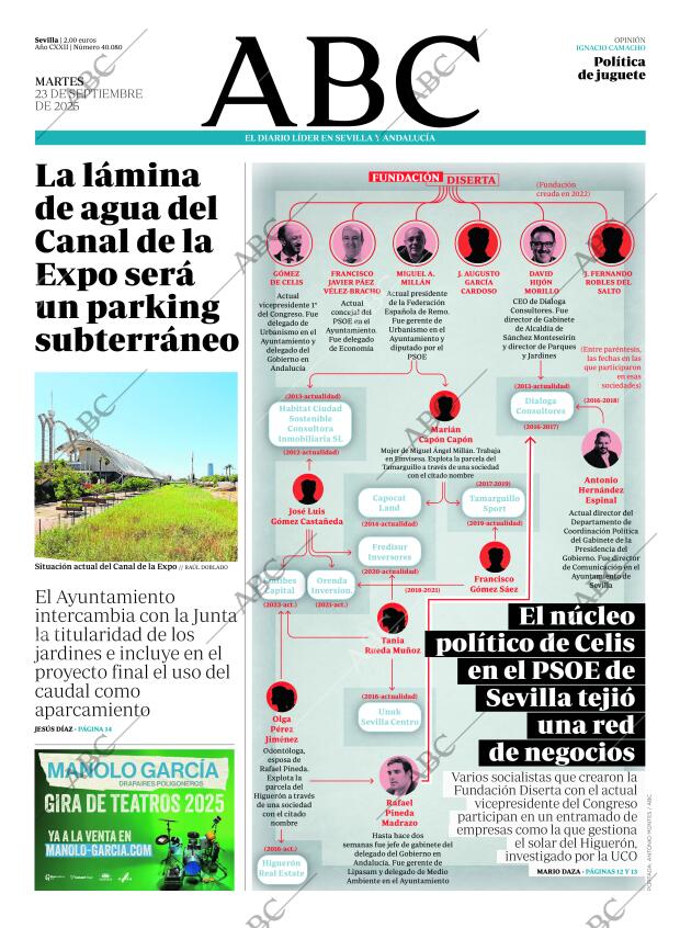 ABC SEVILLA 23-09-2025 página 1