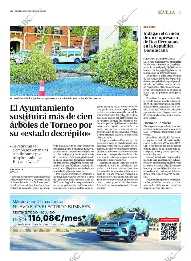 ABC SEVILLA 23-09-2025 página 19