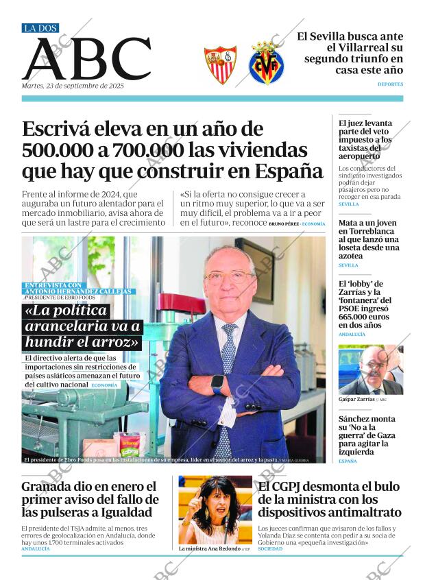 ABC SEVILLA 23-09-2025 página 2