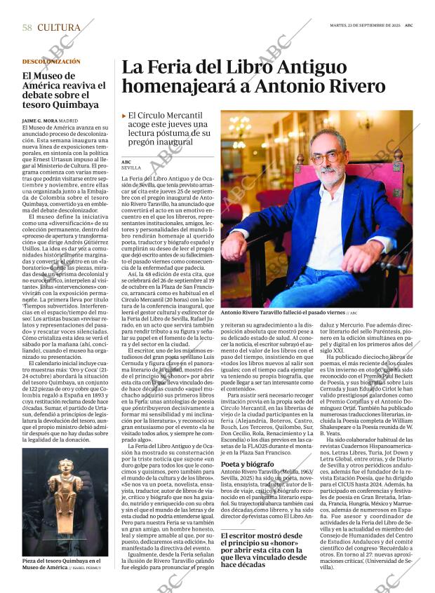 ABC SEVILLA 23-09-2025 página 58