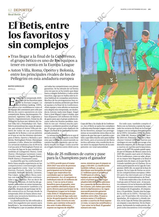 ABC SEVILLA 23-09-2025 página 62