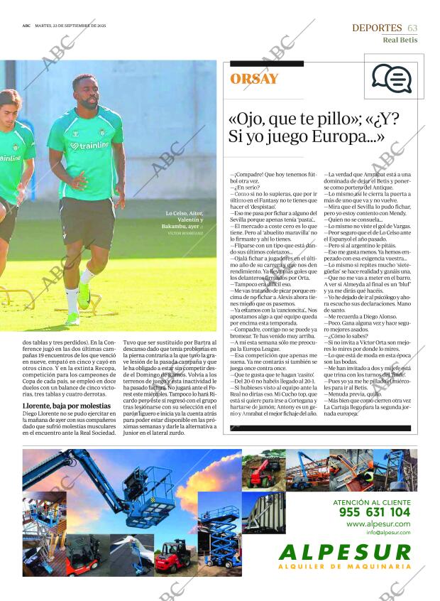 ABC SEVILLA 23-09-2025 página 63