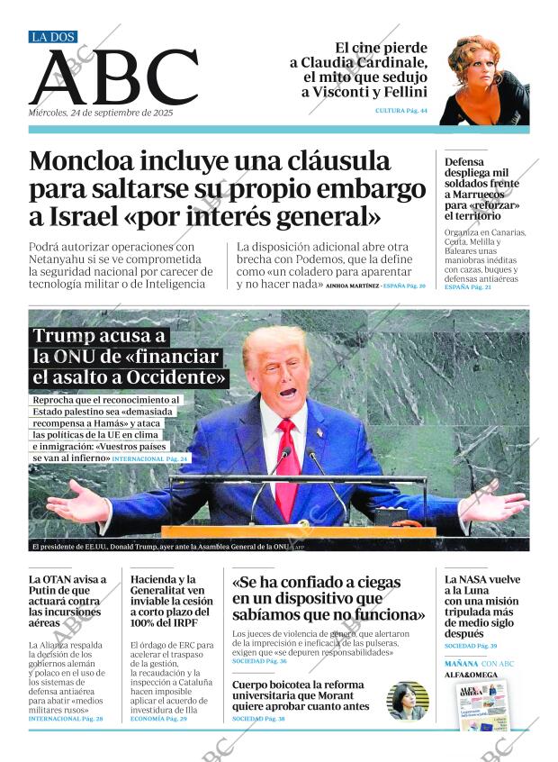 ABC MADRID 24-09-2025 página 2