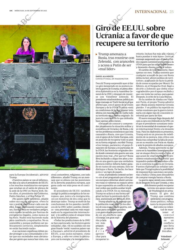 ABC MADRID 24-09-2025 página 25