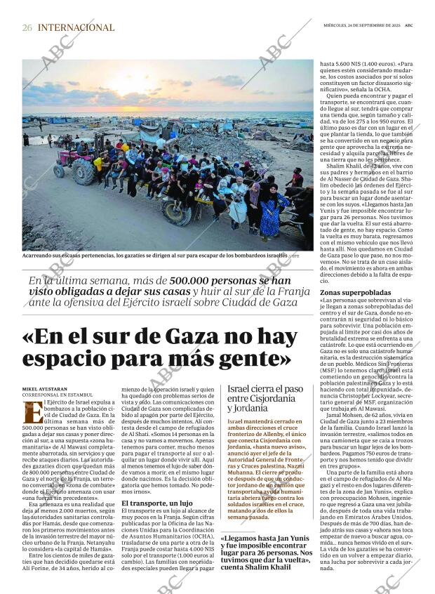 ABC MADRID 24-09-2025 página 26