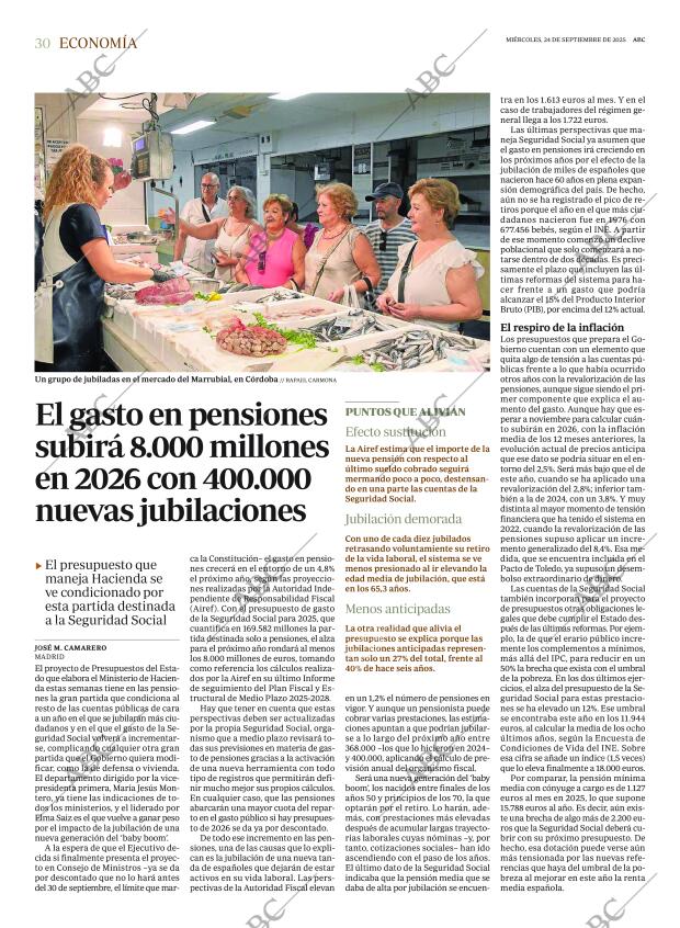 ABC MADRID 24-09-2025 página 30