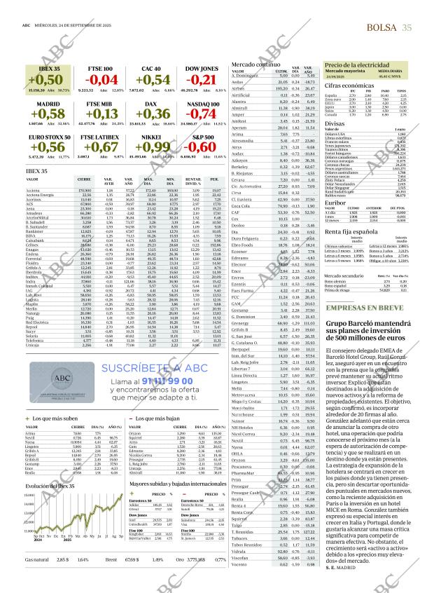 ABC MADRID 24-09-2025 página 35
