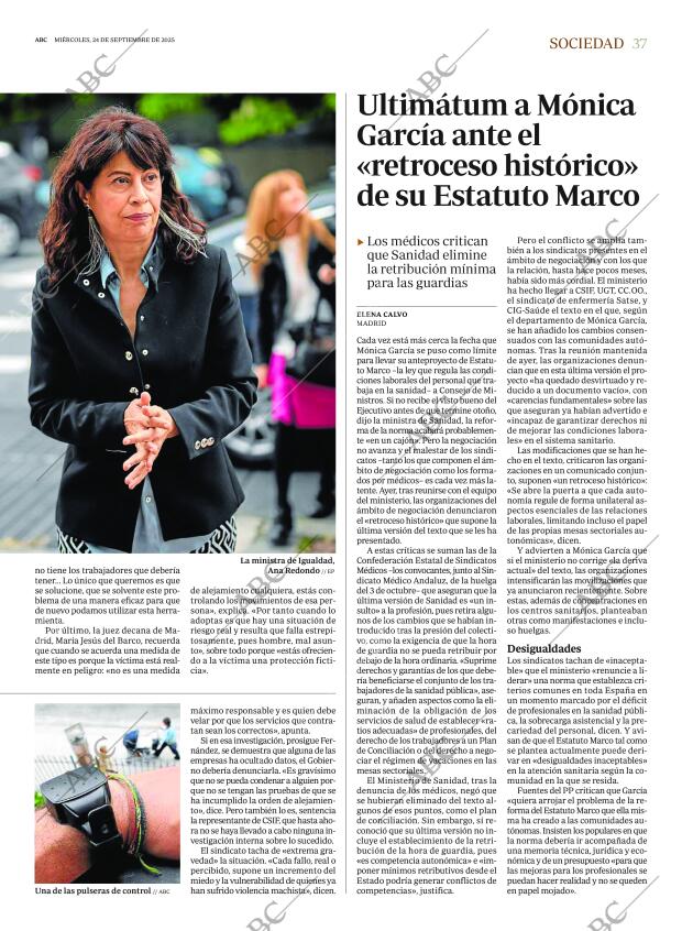 ABC MADRID 24-09-2025 página 37