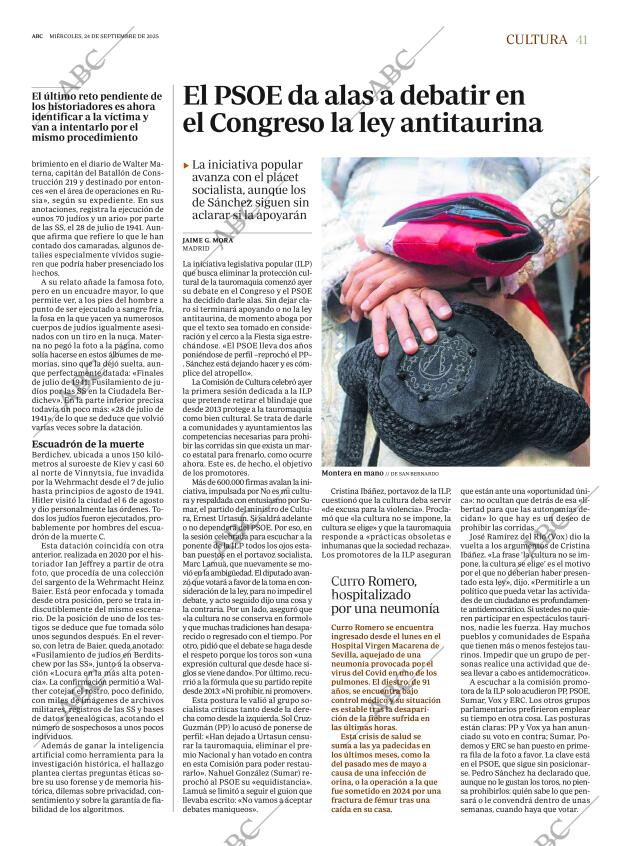 ABC MADRID 24-09-2025 página 41