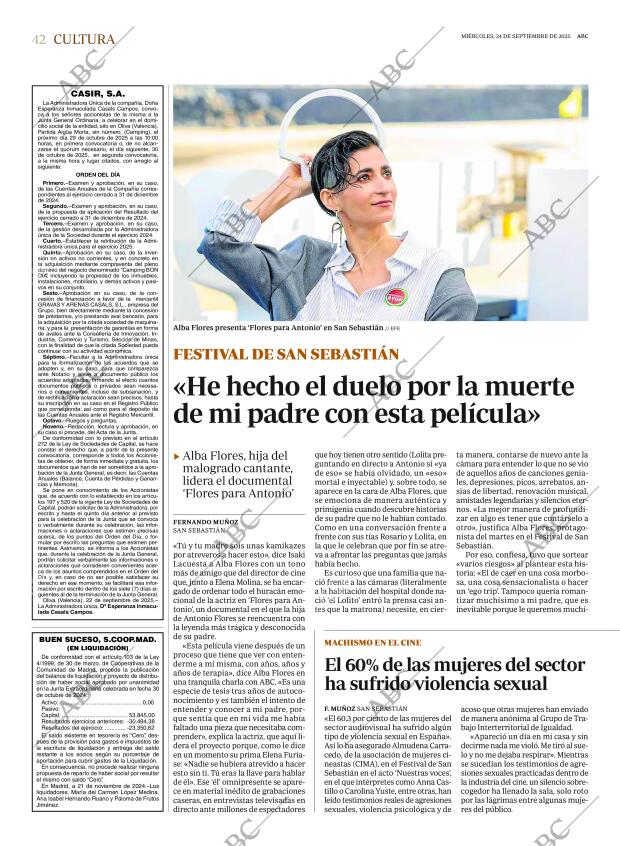 ABC MADRID 24-09-2025 página 42
