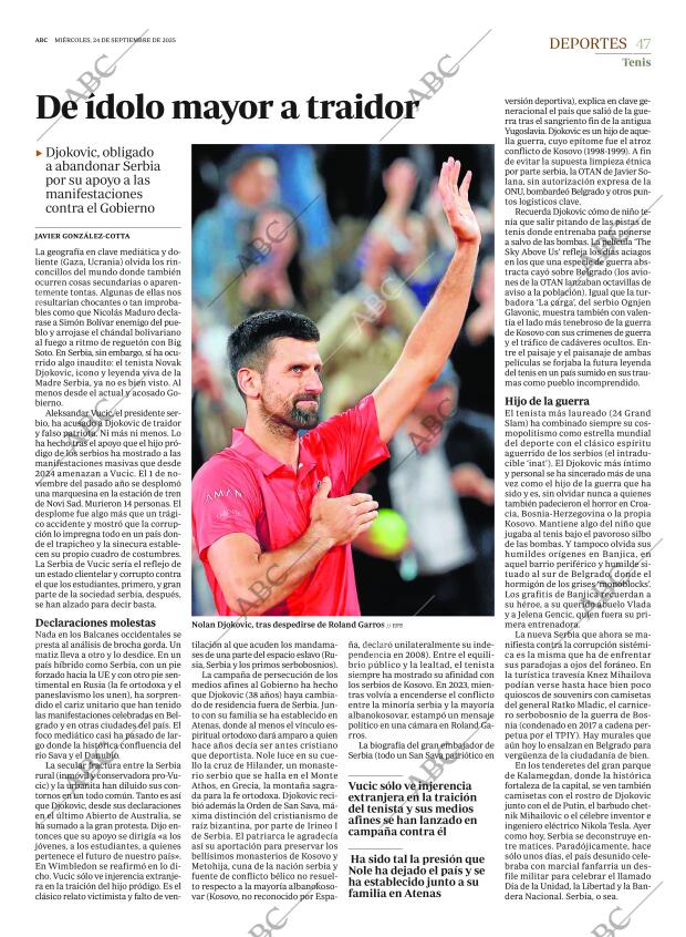 ABC MADRID 24-09-2025 página 47