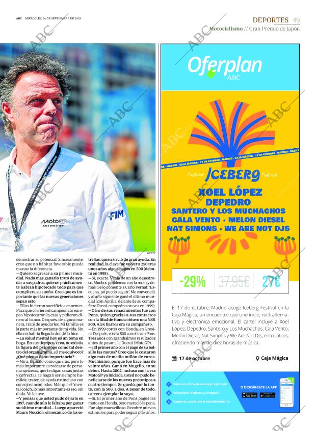 ABC MADRID 24-09-2025 página 49
