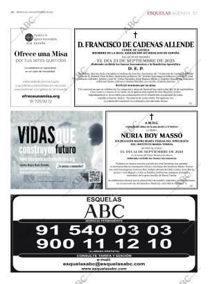 ABC MADRID 24-09-2025 página 57