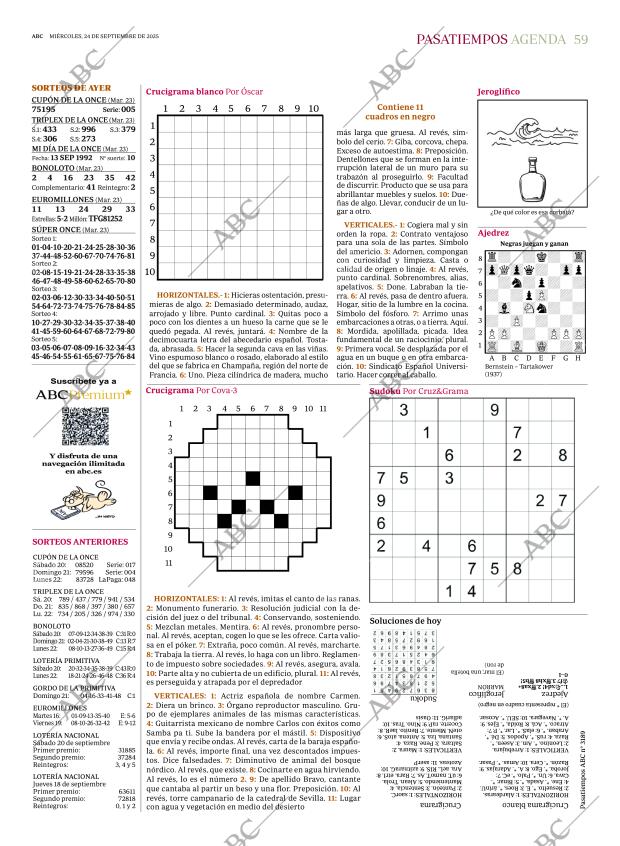ABC MADRID 24-09-2025 página 59