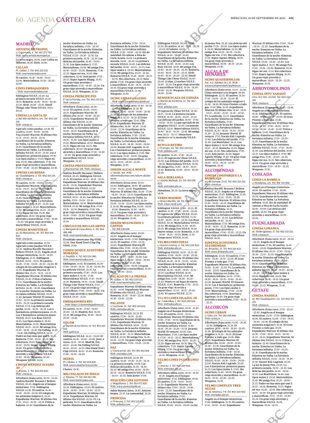ABC MADRID 24-09-2025 página 60