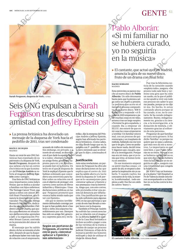 ABC MADRID 24-09-2025 página 61