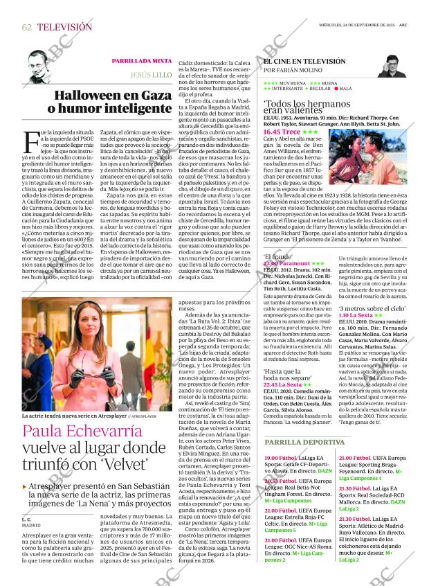 ABC MADRID 24-09-2025 página 62