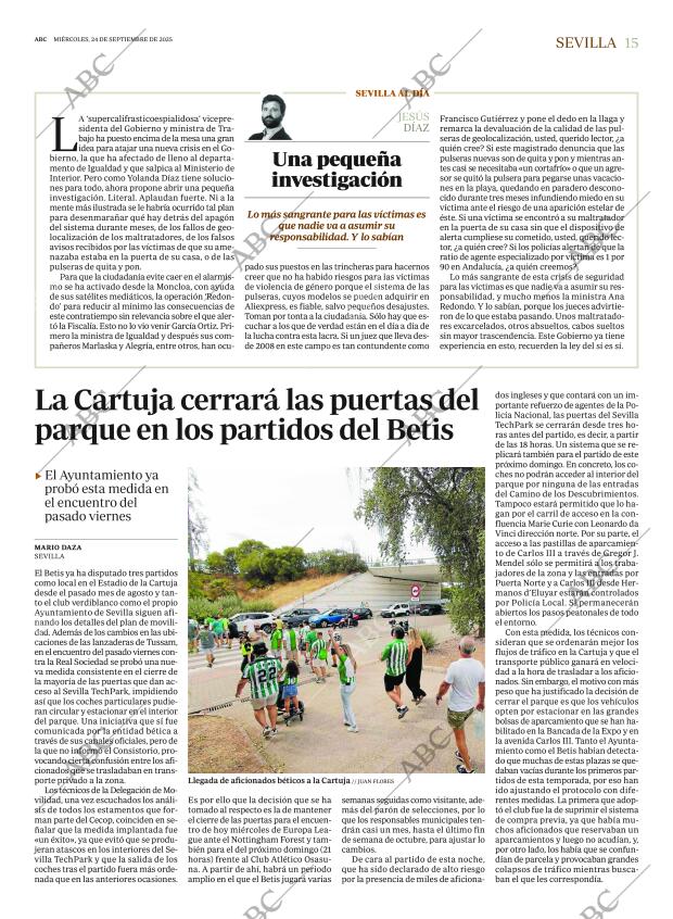 ABC SEVILLA 24-09-2025 página 15