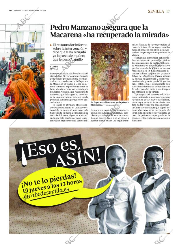 ABC SEVILLA 24-09-2025 página 17