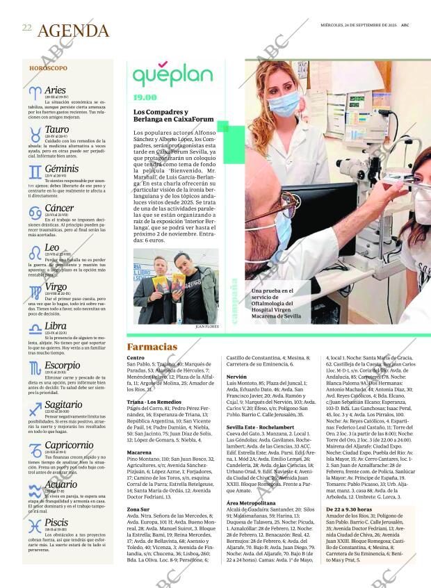 ABC SEVILLA 24-09-2025 página 22