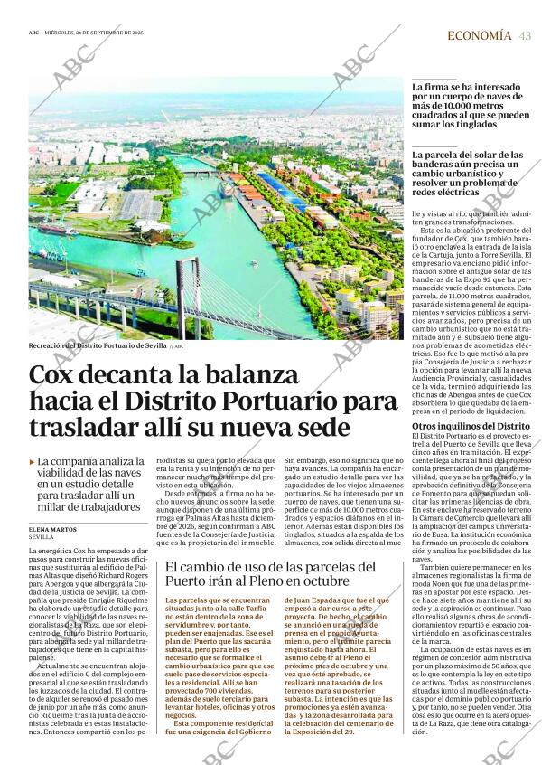 ABC SEVILLA 24-09-2025 página 43
