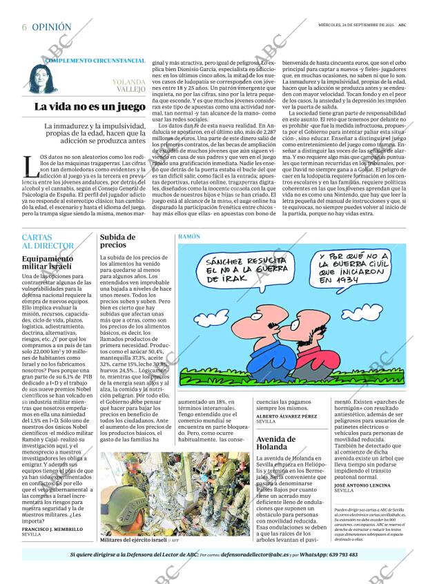 ABC SEVILLA 24-09-2025 página 6