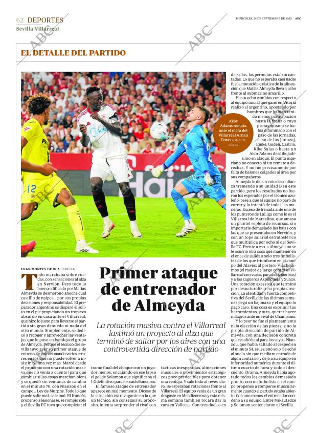 ABC SEVILLA 24-09-2025 página 62