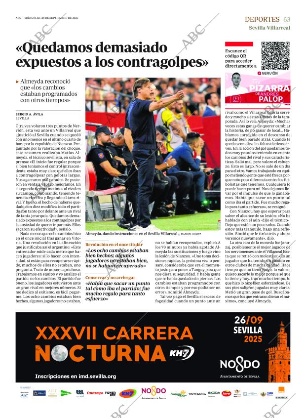 ABC SEVILLA 24-09-2025 página 63