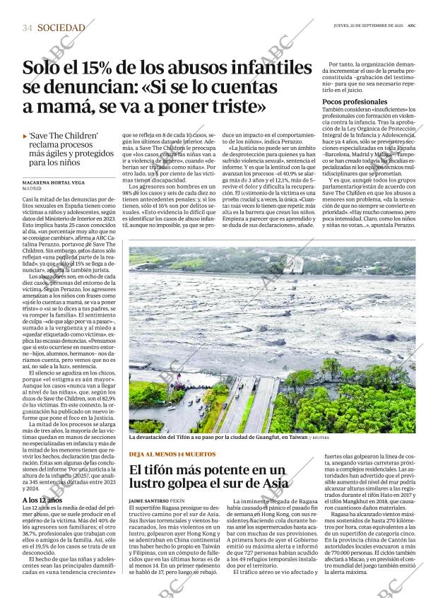 ABC MADRID 25-09-2025 página 34