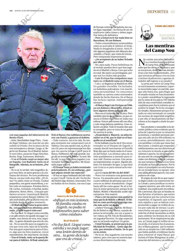 ABC MADRID 25-09-2025 página 43