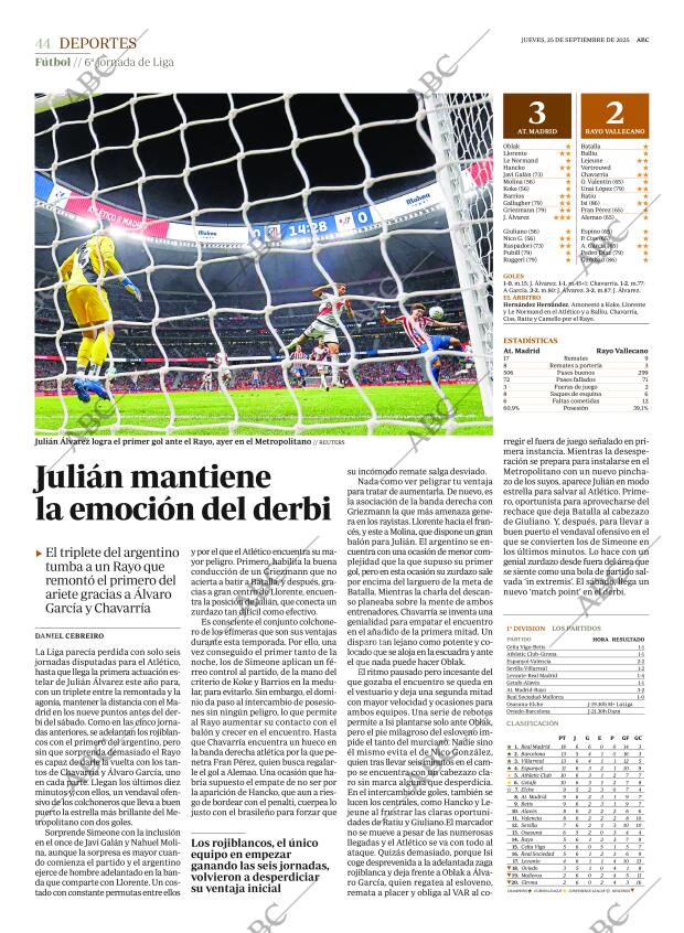ABC MADRID 25-09-2025 página 44