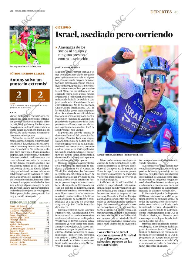 ABC MADRID 25-09-2025 página 45