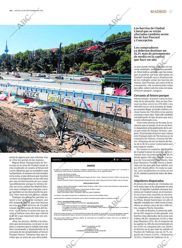 ABC MADRID 25-09-2025 página 47
