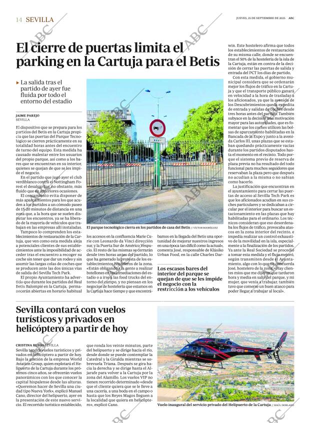 ABC SEVILLA 25-09-2025 página 14
