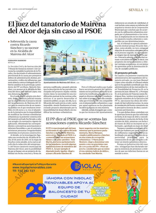 ABC SEVILLA 25-09-2025 página 19