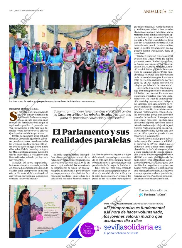 ABC SEVILLA 25-09-2025 página 27