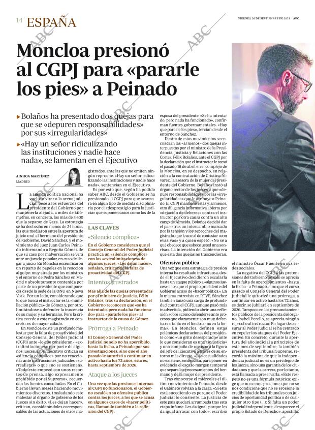 ABC MADRID 26-09-2025 página 14