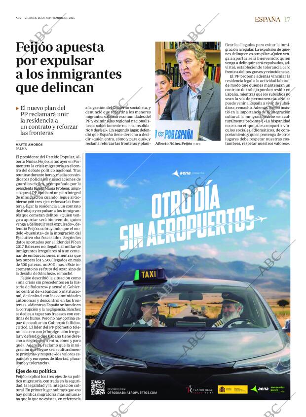 ABC MADRID 26-09-2025 página 17