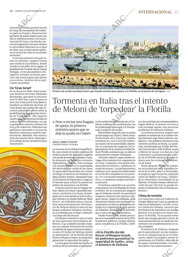 ABC MADRID 26-09-2025 página 23
