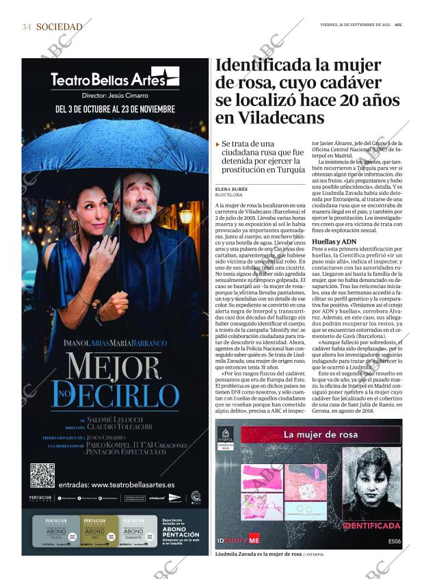 ABC MADRID 26-09-2025 página 34