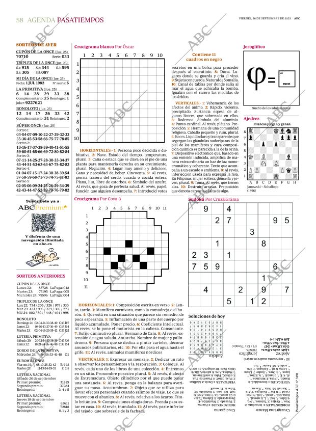 ABC MADRID 26-09-2025 página 58