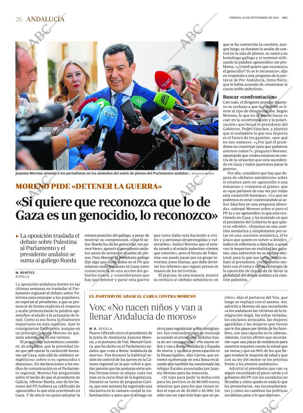 ABC SEVILLA 26-09-2025 página 26