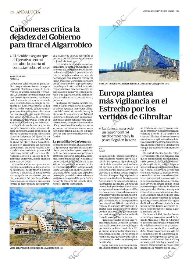 ABC SEVILLA 26-09-2025 página 28