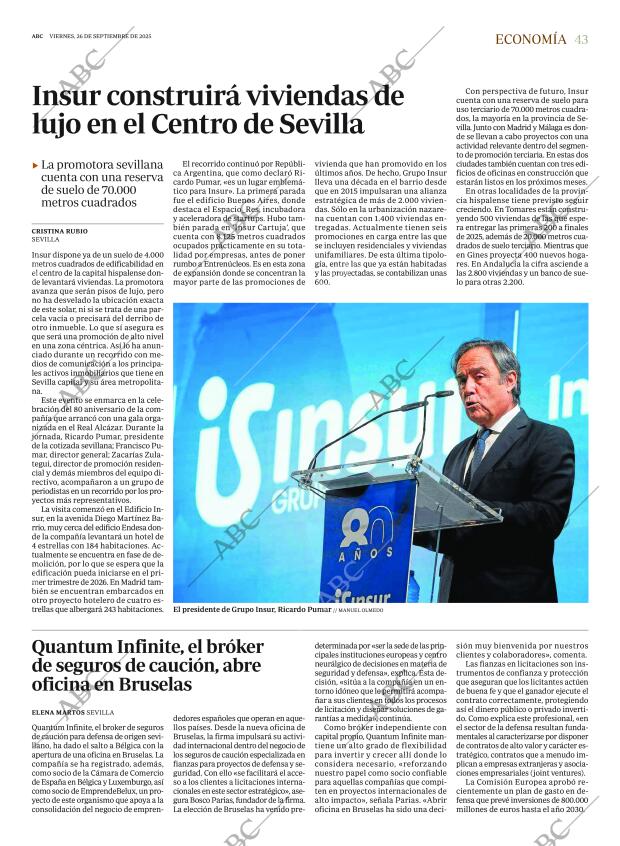 ABC SEVILLA 26-09-2025 página 43