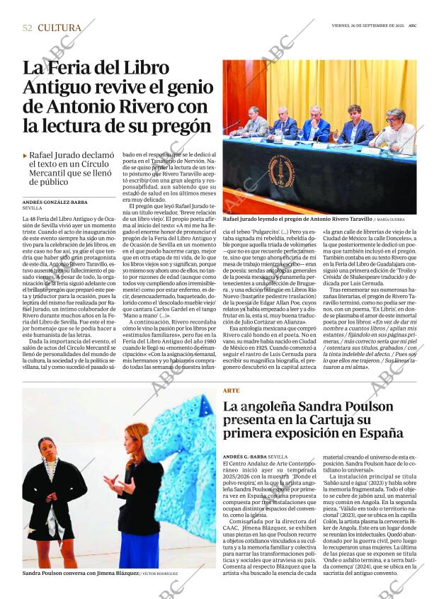 ABC SEVILLA 26-09-2025 página 52