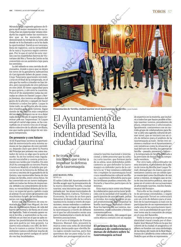 ABC SEVILLA 26-09-2025 página 57
